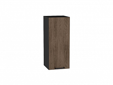 Шкаф верхний с 1-ой дверцей Флэт 716*300*318 Brown Casella Oak 2S / Graphite
